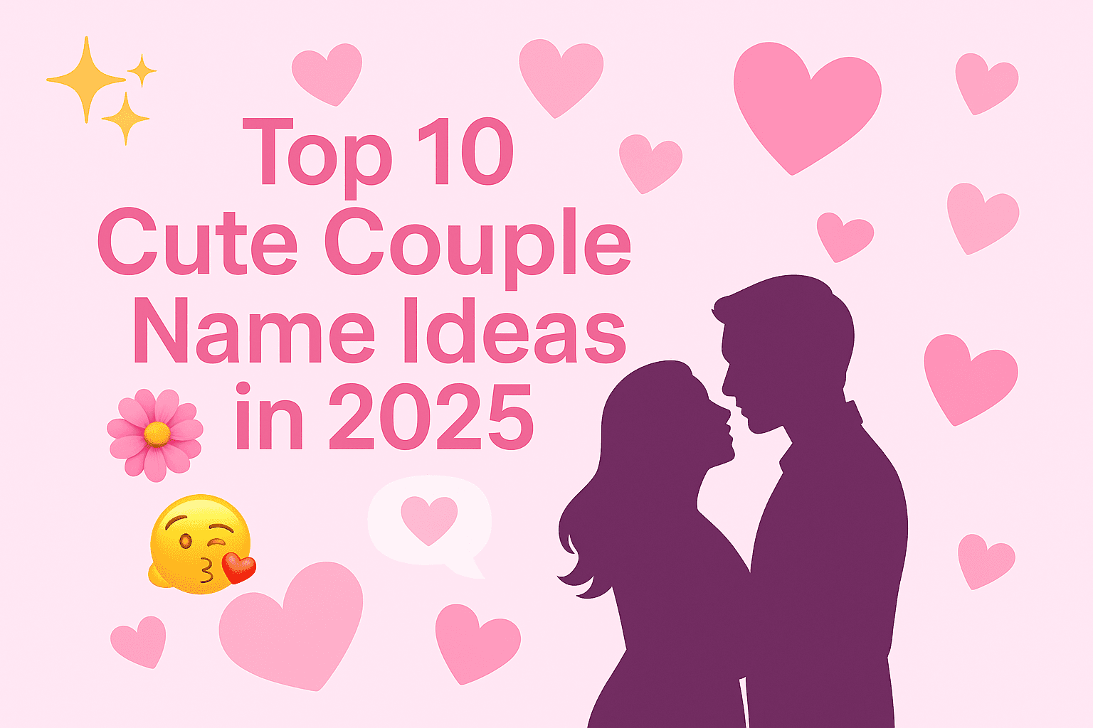 Top 10 Cute Couple Name Ideas in 2025 πβ¨